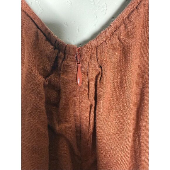 Faithfull the Brand Trapani Cut Out Linen Dress - Picture 6 of 8